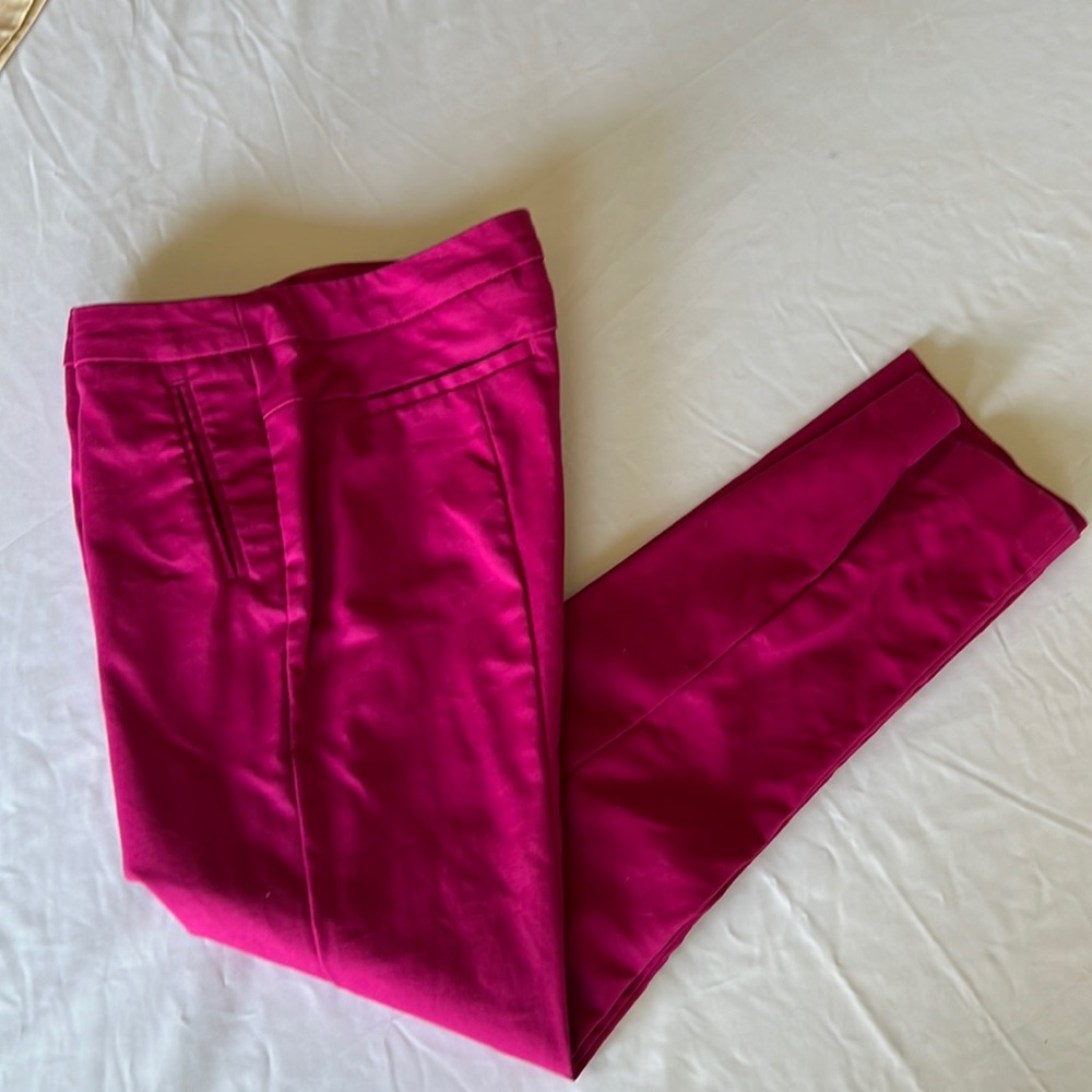 Adrianna Papell deep pink women pants; excellent condition; size 6